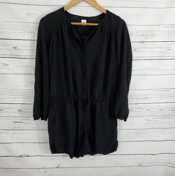 GAP Pants - Gap Romper Black Long Sleeve M